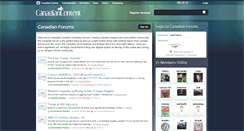Desktop Screenshot of forums.canadiancontent.net