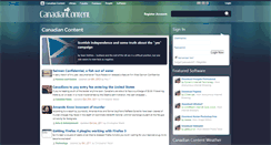 Desktop Screenshot of canadiancontent.net